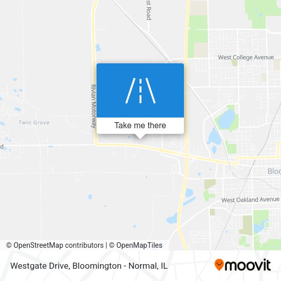 Mapa de Westgate Drive