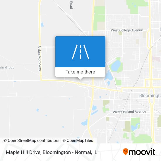 Maple Hill Drive map