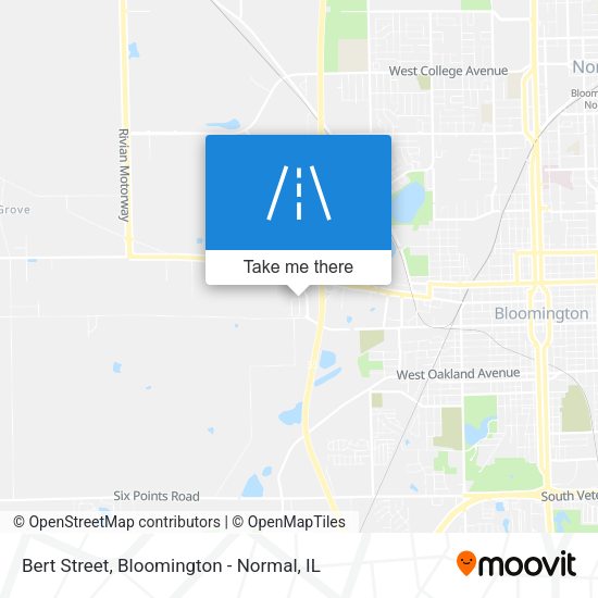 Bert Street map