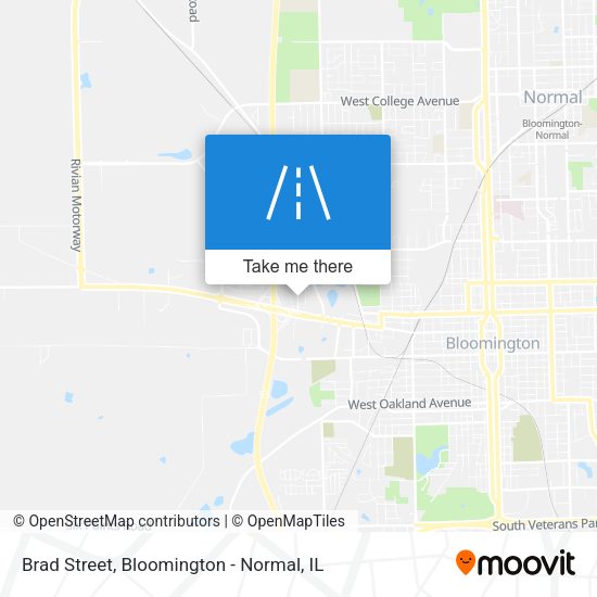Brad Street map