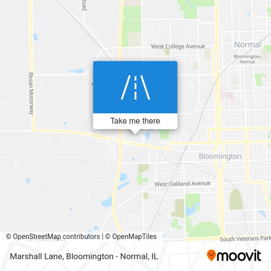 Marshall Lane map