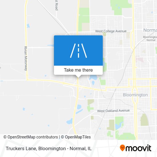 Truckers Lane map