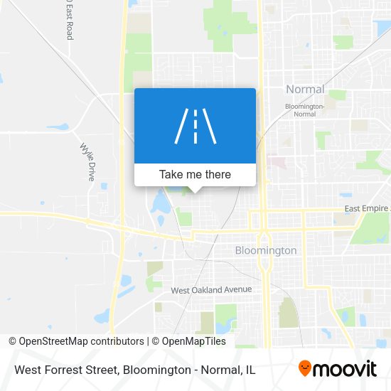 West Forrest Street map