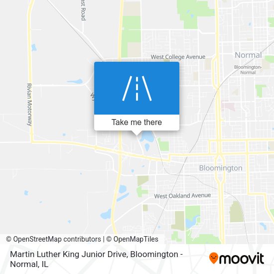 Mapa de Martin Luther King Junior Drive