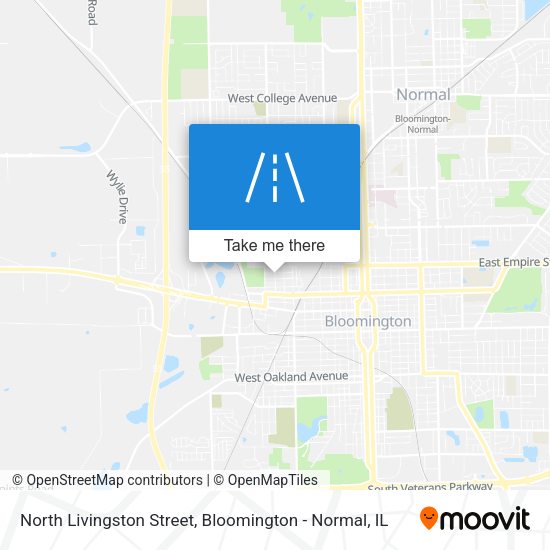 North Livingston Street map