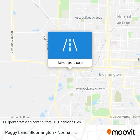 Peggy Lane map