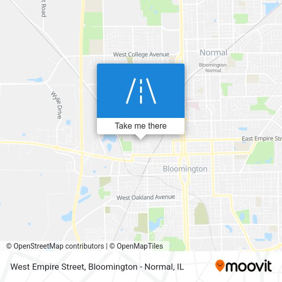 West Empire Street map
