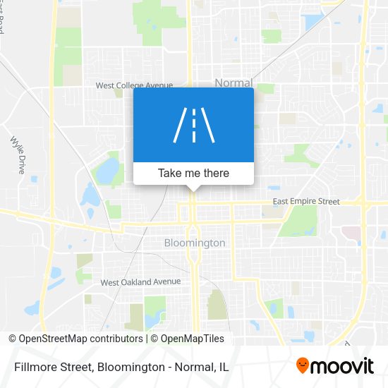 Fillmore Street map