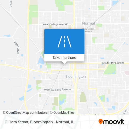 O Hara Street map