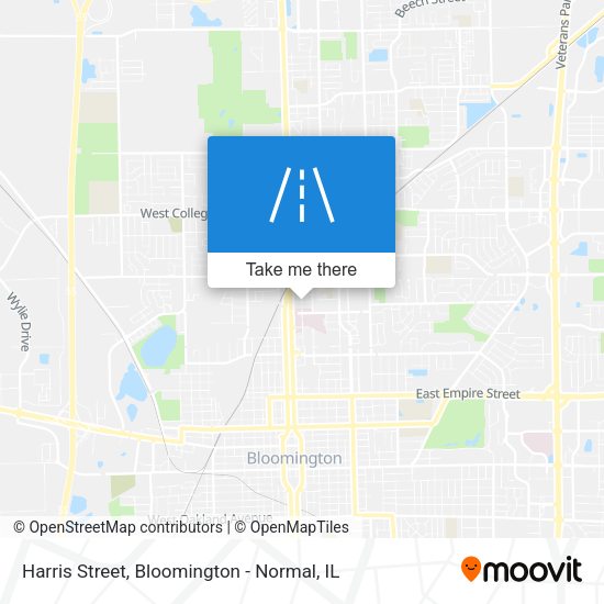 Harris Street map