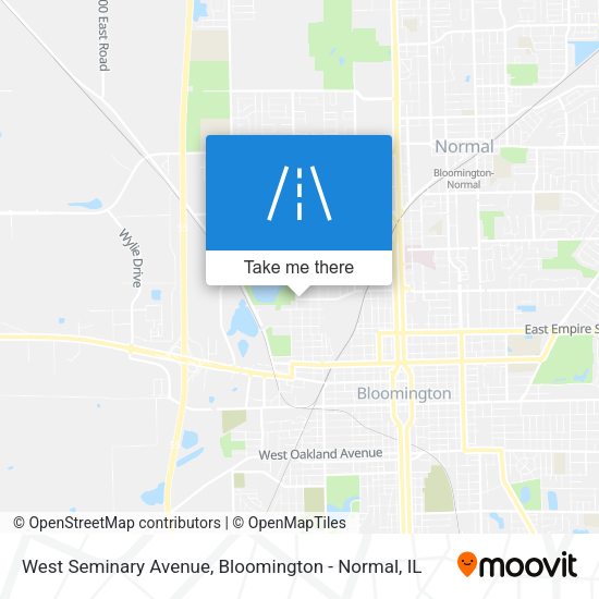West Seminary Avenue map
