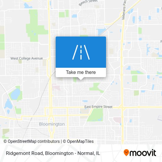 Ridgemont Road map