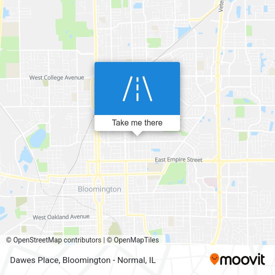 Dawes Place map