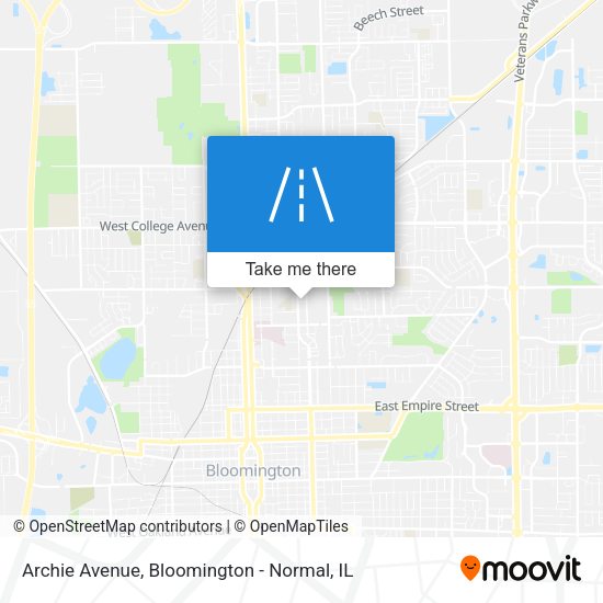 Archie Avenue map