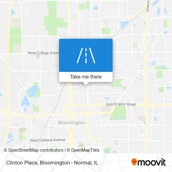 Clinton Place map