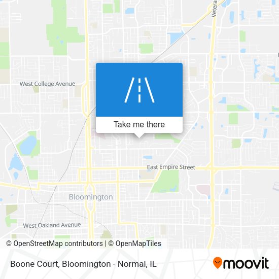 Boone Court map
