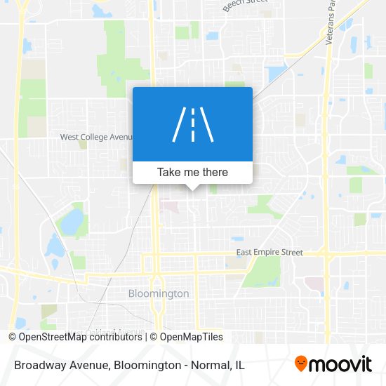 Mapa de Broadway Avenue