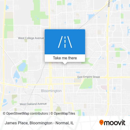 Mapa de James Place