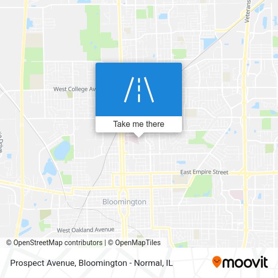 Prospect Avenue map
