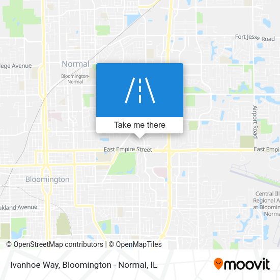 Ivanhoe Way map