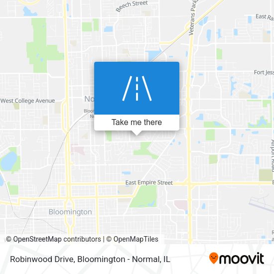 Robinwood Drive map