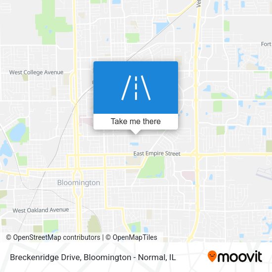 Mapa de Breckenridge Drive