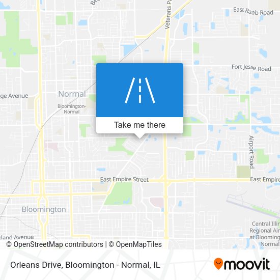 Orleans Drive map