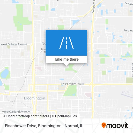 Mapa de Eisenhower Drive