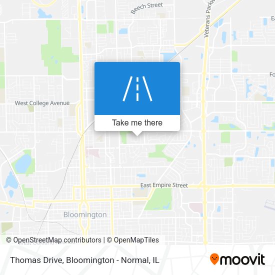Thomas Drive map