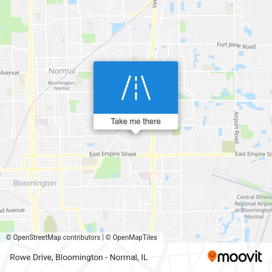 Rowe Drive map