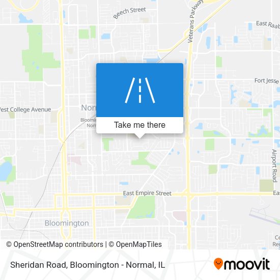 Sheridan Road map