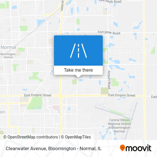 Mapa de Clearwater Avenue