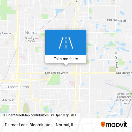 Delmar Lane map