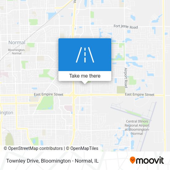 Mapa de Townley Drive