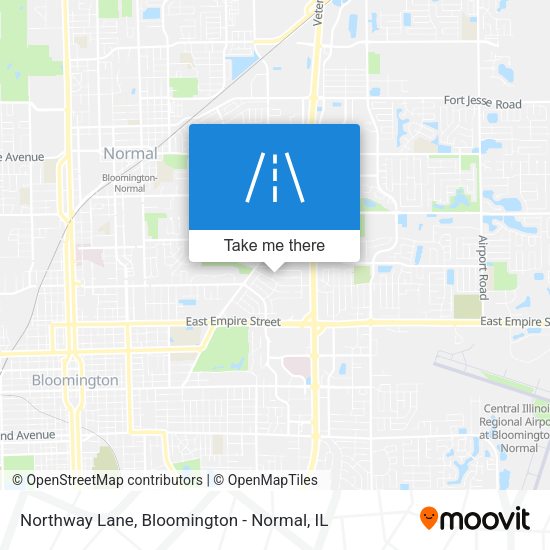 Northway Lane map