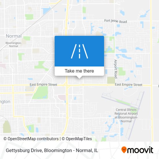 Mapa de Gettysburg Drive
