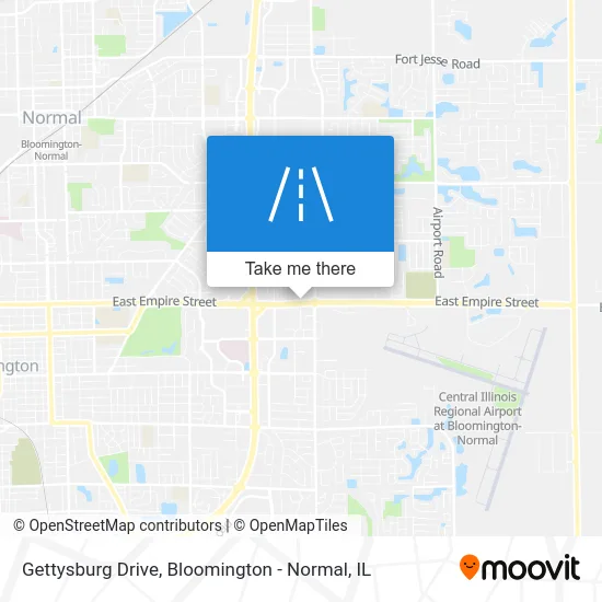 Gettysburg Drive map