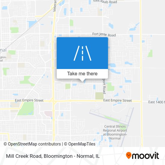 Mill Creek Road map