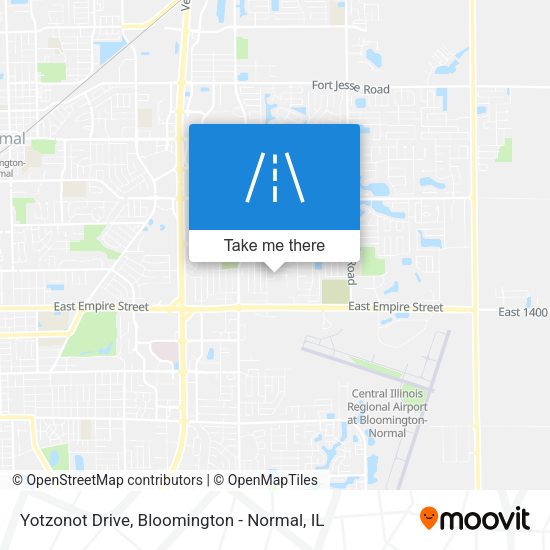 Yotzonot Drive map