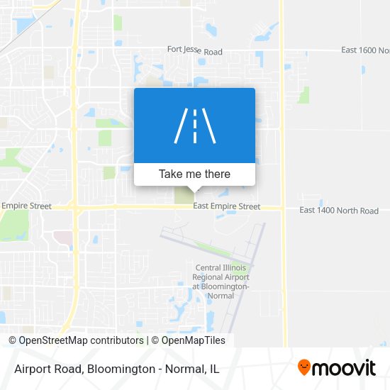 Airport Road map