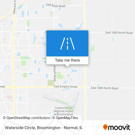 Waterside Circle map