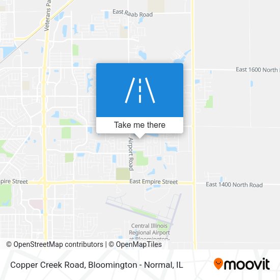 Copper Creek Road map