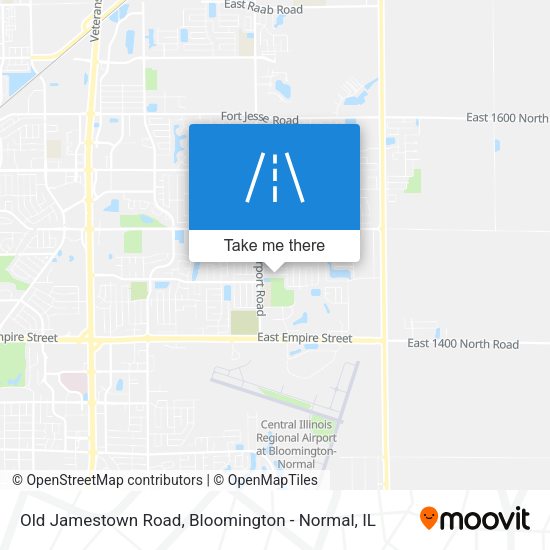 Old Jamestown Road map