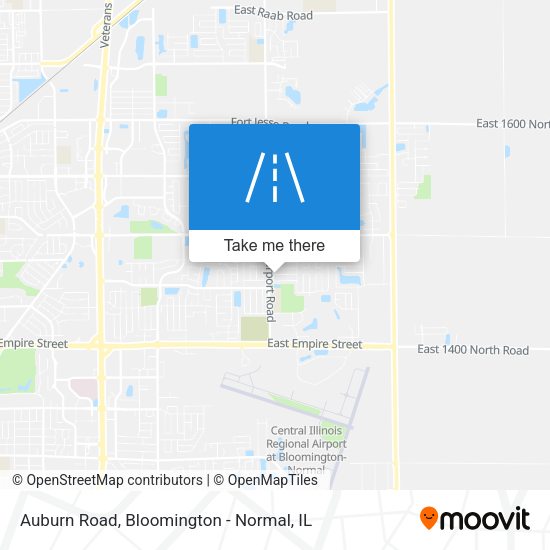 Auburn Road map