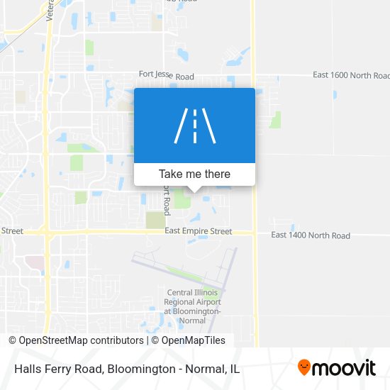 Halls Ferry Road map