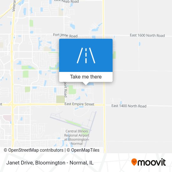 Janet Drive map
