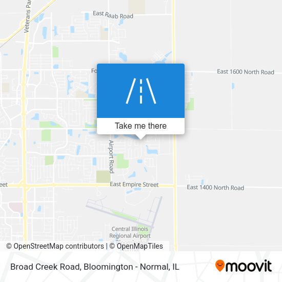 Broad Creek Road map