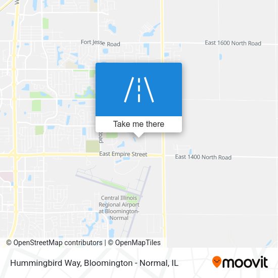 Mapa de Hummingbird Way