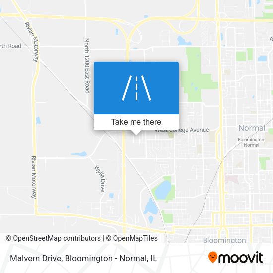 Malvern Drive map