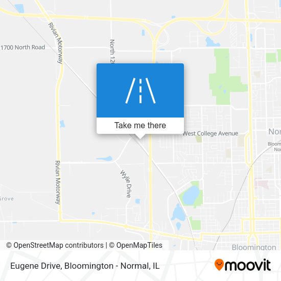 Mapa de Eugene Drive